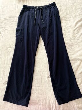 koi Navy Drawstring Scrub Joggers